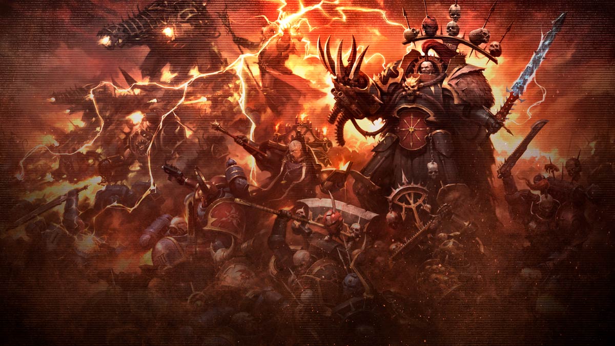 The Emperor and it's Primarchs and Forces scene